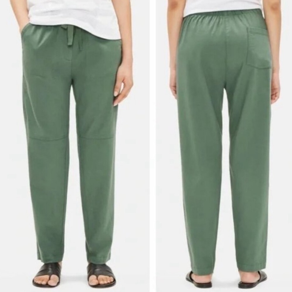 Eileen Fisher Nori Organic Cotton Pants Petite Small